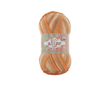 Farbe 8095 - ALIZE Bella Batik 100g Baumwolle