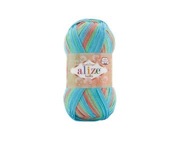 Farbe 8097 - ALIZE Bella Batik 100g Baumwolle