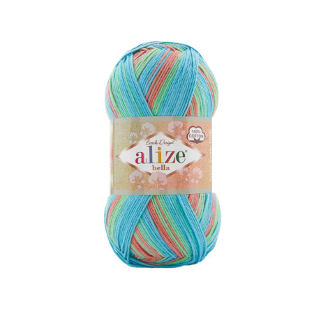 Farbe 8097 - ALIZE Bella Batik 100g Baumwolle