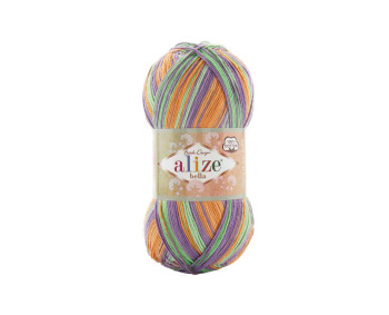 Farbe 8098 - ALIZE Bella Batik 100g Baumwolle