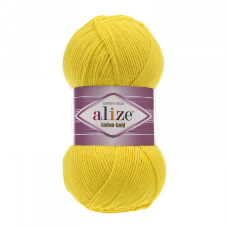 Farbe 110 hellgelb - ALIZE Cotton Gold Uni 100g