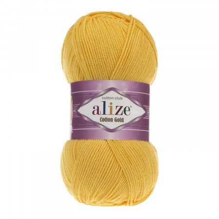 Farbe 216 gelb - ALIZE Cotton Gold Uni 100g