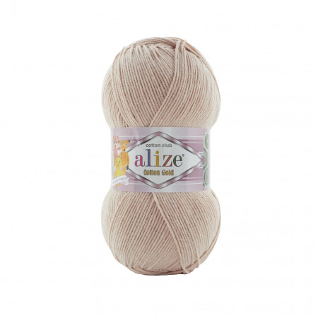 Farbe 314 nude - ALIZE Cotton Gold Uni 100g