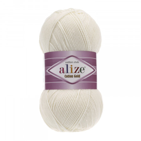 Farbe 62 cream - ALIZE Cotton Gold Uni 100g