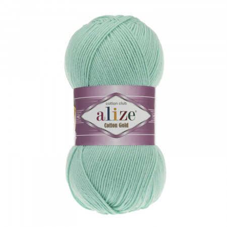 Farbe 15 mint - ALIZE Cotton Gold Uni 100g