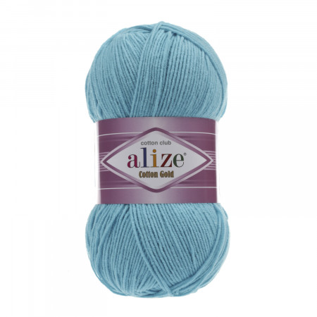 Farbe 287 türkis - ALIZE Cotton Gold Uni 100g