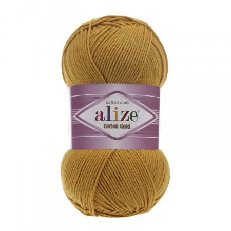 Farbe 02 senf - ALIZE Cotton Gold Uni 100g