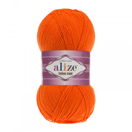 Farbe 37 orange - ALIZE Cotton Gold Uni 100g