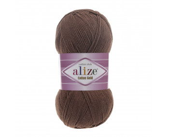 Farbe 493 braun - ALIZE Cotton Gold Uni 100g