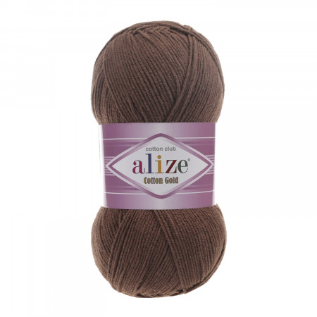 Farbe 493 braun - ALIZE Cotton Gold Uni 100g