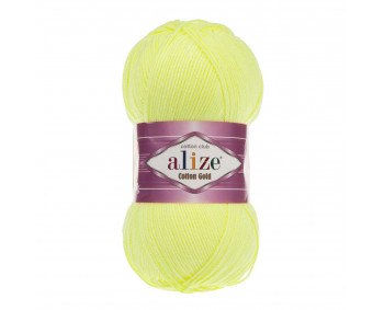 Farbe 668 lemon - ALIZE Cotton Gold Uni 100g
