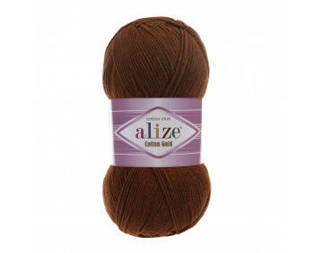 Farbe 690 braun - ALIZE Cotton Gold Uni 100g