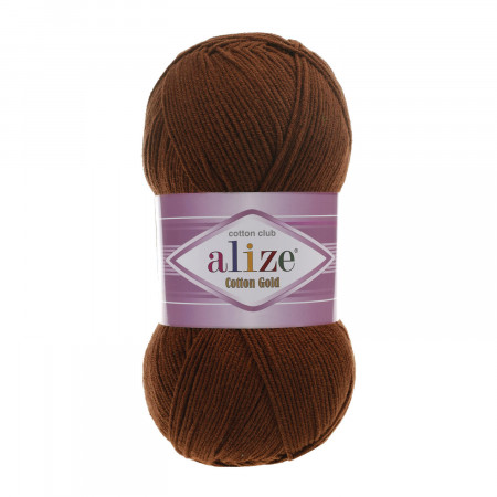 Farbe 690 braun - ALIZE Cotton Gold Uni 100g