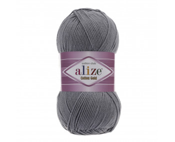 Farbe 87 mittelgrau - ALIZE Cotton Gold Uni 100g