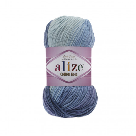 Farbe 3299 - ALIZE Cotton Gold Batik 100g