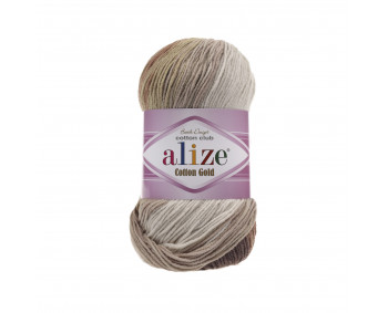 Farbe 3300 - ALIZE Cotton Gold Batik 100g