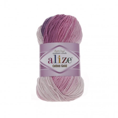 Farbe 3302 - ALIZE Cotton Gold Batik 100g