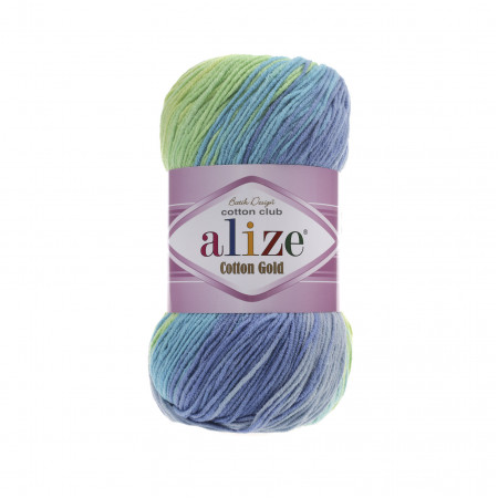 Farbe 4146 - ALIZE Cotton Gold Batik 100g