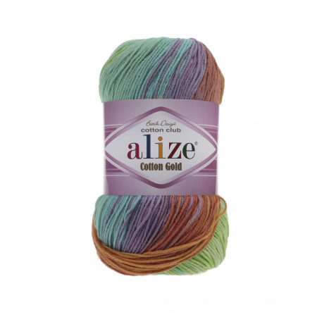 Farbe 4530 - ALIZE Cotton Gold Batik 100g