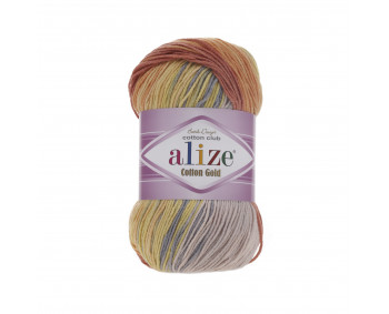Farbe 5508 - ALIZE Cotton Gold Batik 100g