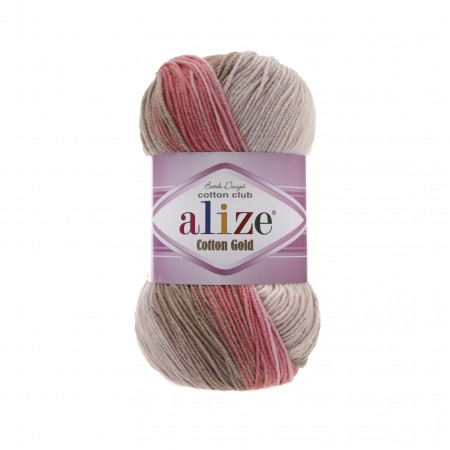 Farbe 5970 - ALIZE Cotton Gold Batik 100g