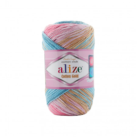 Farbe 2970 - ALIZE Cotton Gold Batik 100g