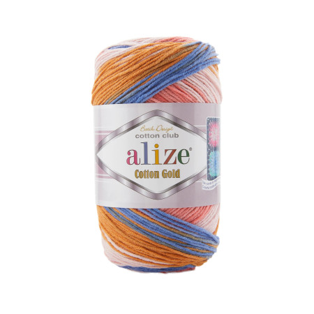 Farbe 8053 - ALIZE Cotton Gold Batik 100g