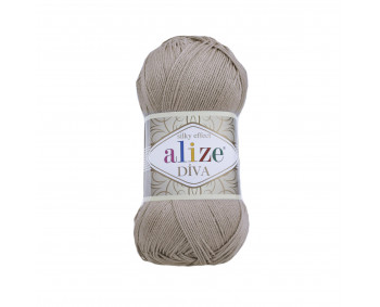 Farbe 167 beige - ALIZE Diva Uni Microfaser 100g