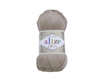 Farbe 167 beige - ALIZE Diva Uni Microfaser 100g