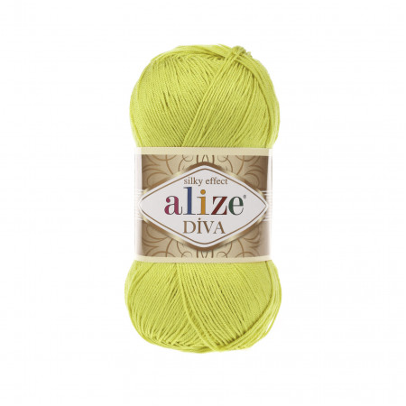 Farbe 109 lime - ALIZE Diva Uni Microfaser 100g