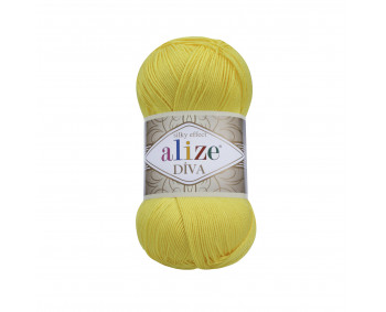 Farbe 110 gelb - ALIZE Diva Uni Microfaser 100g