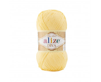 Farbe 187 vanille - ALIZE Diva Uni Microfaser 100g