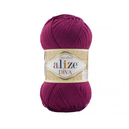 Farbe 326 fuchsia - ALIZE Diva Uni Microfaser 100g