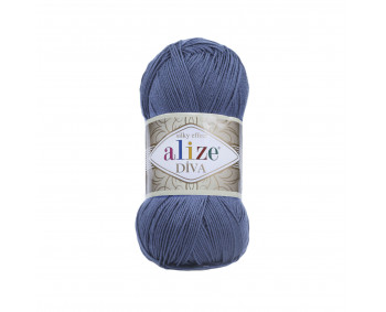 Farbe 353 indigo - ALIZE Diva Uni Microfaser 100g