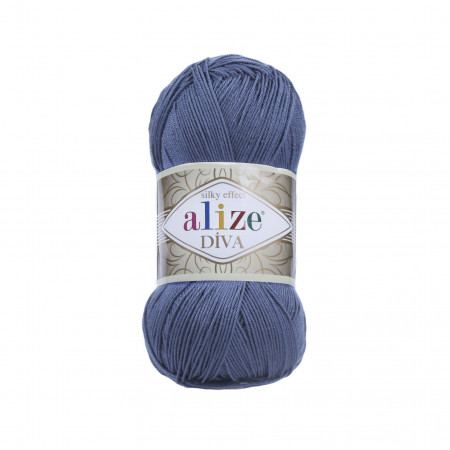 Farbe 353 indigo - ALIZE Diva Uni Microfaser 100g