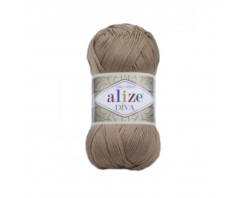 Farbe 369 caramel - ALIZE Diva Uni Microfaser 100g