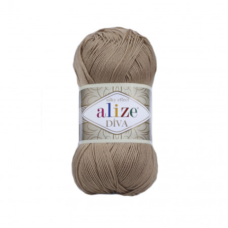 Farbe 369 caramel - ALIZE Diva Uni Microfaser 100g