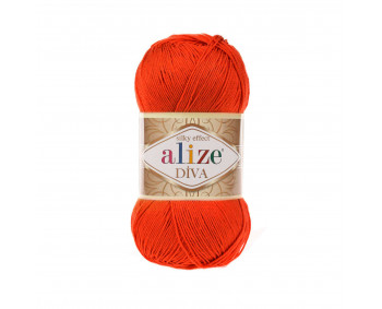 Farbe 37 orange - ALIZE Diva Uni Microfaser 100g