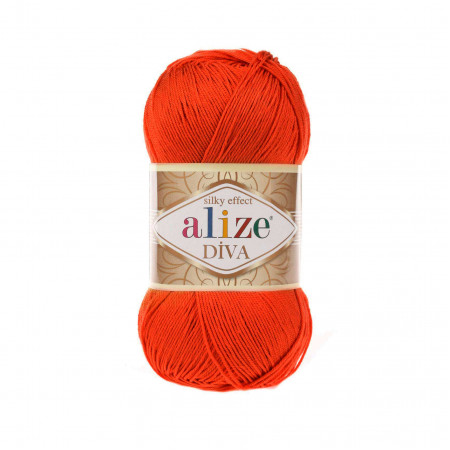 Farbe 37 orange - ALIZE Diva Uni Microfaser 100g