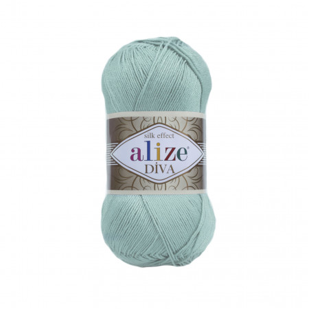 Farbe 463 aqua - ALIZE Diva Uni Microfaser 100g