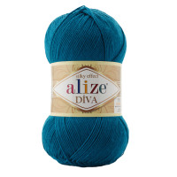 Farbe 646 petrol - ALIZE Diva Uni Microfaser 100g