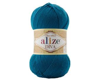 Farbe 646 petrol - ALIZE Diva Uni Microfaser 100g