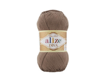 Farbe 688 braun - ALIZE Diva Uni Microfaser 100g