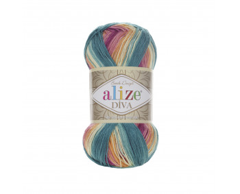 Farbe 4572 - ALIZE Diva Batik 100g