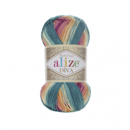 Farbe 4572 - ALIZE Diva Batik 100g