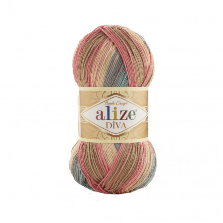 Farbe 7399 - ALIZE Diva Batik 100g