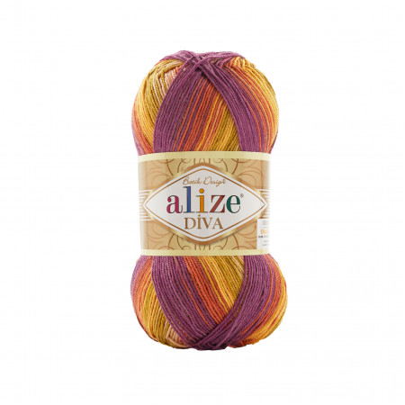 Farbe 8027 - ALIZE Diva Batik 100g