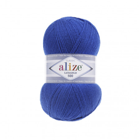Farbe 141 royalblau - Alize Lanagold 800 - 100g