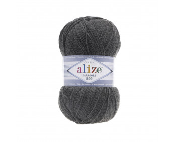 Farbe 182 dunkelgrau - Alize Lanagold 800 - 100g