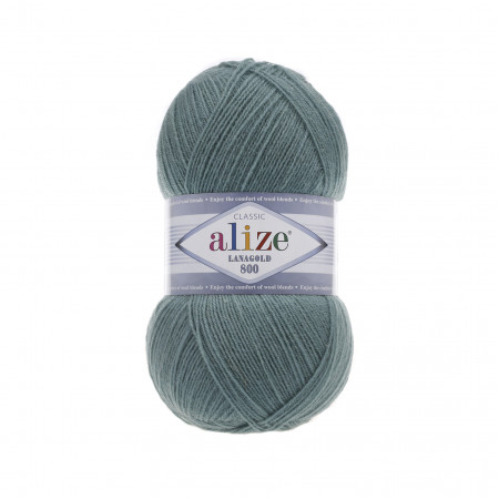 Farbe 386 jade - Alize Lanagold 800 - 100g
